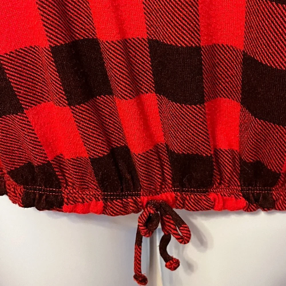 Cat & Jack red and black checkered 2-piece outfit
